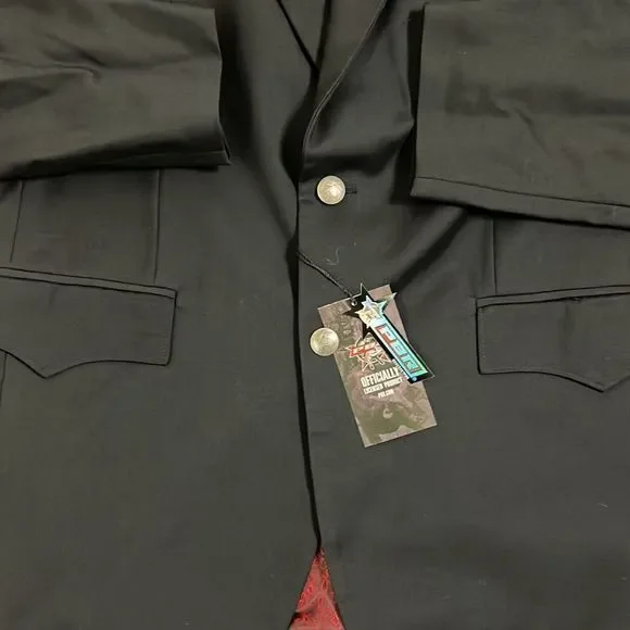 PBR Vintage Western Lined Sport Coat/Suit Jacket - Picture 2 of 9